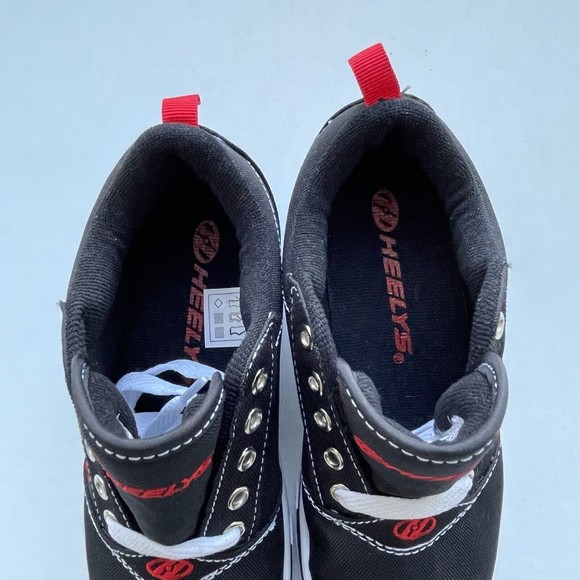 Heelys GR8 Pro 20 Skate Shoes HE100757 Youth 3 Black Sneakers Red Logo - Picture 4 of 7